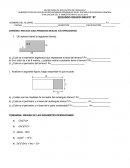 Examen de Matemáticas Secundaria 5o Bimestre