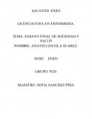 Ensayo final de sociedad y salud