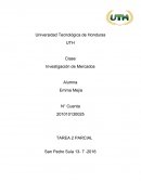 Investigación de Mercados PLANTEAMIENTO DEL PROBLEMA