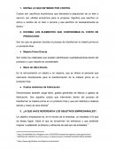 DEFINA LO QUE ENTIENDE POR COSTOS.