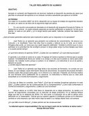 Taller reglamento del aprendiz