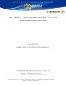 ESTRUCTURA DEL DOCUMENTO ENTREGABLE PARA LAS OPCIONES DE GRADO