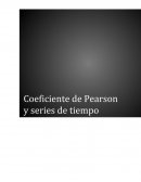 Coeficiente de pearson y series de tiempo