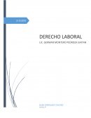 DERECHO LABORAL Terminación de la relación laboral con menos de 15 años de antigüedad