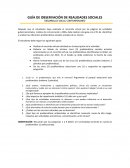 GUÍA DE OBSERVACIÓN DE REALIDADES SOCIALES DESARROLLO SOCIAL CONTEMPORANEO