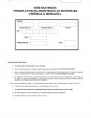 PRUEBA 2 PARCIAL RESISTENCIA DE MATERIALES