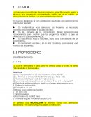 La lógica estudia métodos de razonamiento, específicamente, reglas y técnicas que separan los razonamientos validos de los no validos, en otras palabras se analiza si un razonamiento es correcto