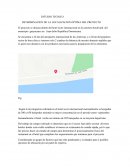 ESTUDIO TECNICO DETERMINACION DE LA LOCALIZACION ÓPTIMA DEL PROYECTO