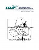 Análisis de un problema. Podemos definir un problema como un estado real