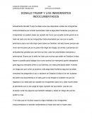 DONALD TRUMP Y LOS INMIGRANTES INDOCUMENTADOS