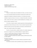 INFORME DE LABORATORIO “Membranas biológicas”