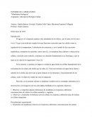 INFORME DE LABORATORIO “Membranas biológicas”