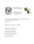 TALLER DE LECTURA Y REDACCION E INICIACION A LA INVESTIGACION DOCUMENTAL 4