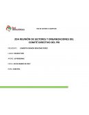 2da reunión de sectores y organizaciones del comité directivo del PRI