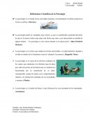 Definiciones Científicas de la Psicología