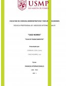 Caso Norkis. Plan de financiamiento