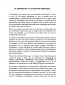 EL MARKETING Y LAS VENTAS INDIVIDUAL