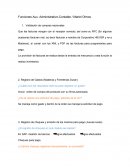 Funciones Aux. Administrativo-Contable / Mariel Olmos