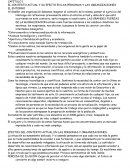 CAPITULO 1 EL CONTEXTO ACTUAL Y SU EFECTO EN LAS PERSONAS Y LAS ORGANIZACIONES