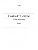 Estudio de Viabilidad . Solución