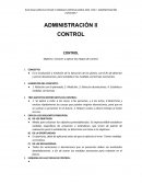 Control Objetivo: Conocer y aplicar las etapas de control.