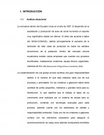 Proyecto de inversion AVICOLA MONSETH. Página 1