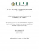 DIAGNÓSTICO TURÍSTICO DE LAS ACTIVIDADES EN ESPACIOS URBANOS DE ORIGEN RURAL EN LA PARROQUIA BELISARIO QUEVEDO, CANTÓN LATACUNGA