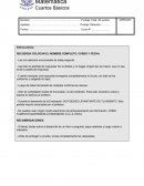 Ensayo SIMCE Matemática Cuartos Básicos