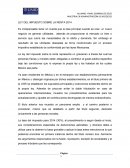 LEY DEL IMPUESTO SOBRE LA RENTA 2014 Los impuestos son uno de los medios principales