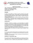 Comparación del estado económico entre Ecuador y Arabia Saudita basados en la exportación del petróleo