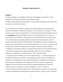 Pedagogía: Trabajo Práctico N°1