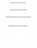 ENSAYO DEL LIBRO EL TUNEL Ernesto sabate