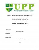 ESCUELA PROFESIONAL DE INGENIERÍA DE SISTEMAS CICLO V PROYECTO EMPRESARIAL