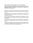 Tome como ejemplo una organización que conozca y analice su cultura. Respecto del logro de sus metas ¿La cultura ayuda o entorpece a la organización?, ¿de qué manera?