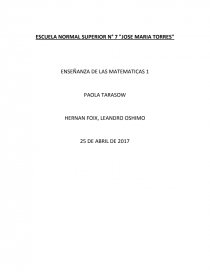 Sistema de numeracion matematica. Página 1