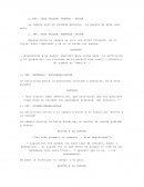 Apenas entra la cámara se ve a una mujer viniendo de lo lejos, esta limpiando y se ve un balde con sangre.