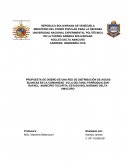 PROPUESTA DE DISEÑO DE UNA RED DE DISTRIBUCIÓN DE AGUAS BLANCAS EN LA COMUNIDAD VILLA DELTANA, PARROQUIA SAN RAFAEL, MUNICIPIO TUCUPITA, ESTADO BOLIVARIANO DELTA AMACURO