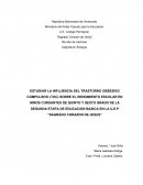 ESTUDIAR LA INFLUENCIA DEL TRASTORNO OBSESIVO COMPULSIVO (TOC) SOBRE EL RENDIMIENTO ESCOLAR