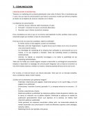 COMUNICACIÓN EN MARKETING Tenemos un marketing mix y estamos planteando crear valor al cliente