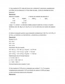 Una muestra de 0,01 moles del cloruro de un elemento X reaccionan completamente con 200mL de una disolución 0,1 M de nitrato de plata. ¿Cuál es la identidad de dicho elemento?