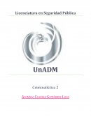 Oliveros: “Criminalística es la disciplina auxiliar del derecho