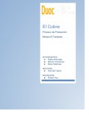 Las actividades mineras que se realizan en Chile, se pueden agrupar en operaciones relacionadas con la extracción del mineral y operaciones relacionadas con su posterior tratamiento.