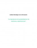 La importancia de la probabilidad en las empresas y organizaciones.