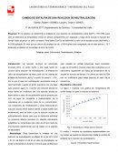 CAMBIO DE ENTALPIA DE UNA REACCION DE NEUTRALIZACIÓN