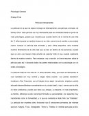 Psicología General Ensayo Final Película Intensamente