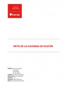 Mito de la Caverna de platón. LA ALEGORÍA