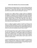 IMPACTO DEL PROCESO ACTUAL DE PAZ EN COLOMBIA