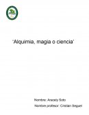 Alquimia, magia o ciencia