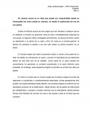 El cosmos social es un todo que puede ser comprendido desde su inmensidad