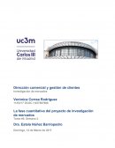La fase cuantitativa del proyecto de investigación de mercados Tarea #3: Semana 3